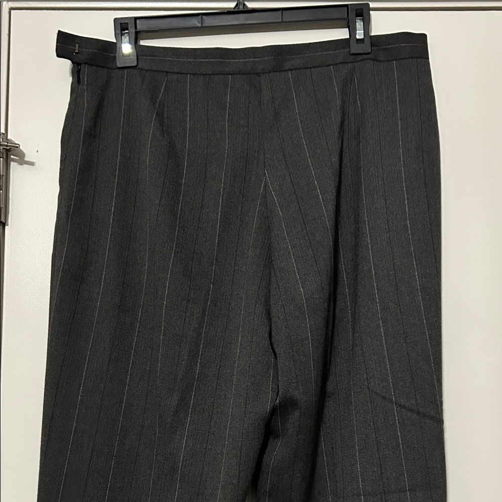 Kasper Charcoal Pinstripe Blazer & Pant Set - Picture 8 of 8